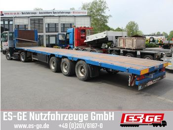 نصف مقطورة مسطحة AFA 3-Achs-Megatrailer