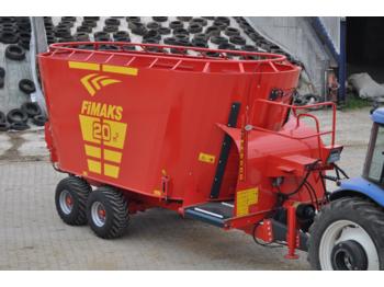 Fimaks Futtermischwagen 20m3 FMV 20 F/ feeding mixer / wóz paszowy - آلة خلط وتوزيع الأعلاف