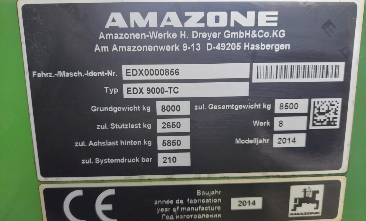 وضع البذور فى خطوط Amazone EDX 9000-TC MED GPS: صور 7