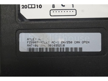 كتلة التحكم - معدات المناولة Atlet FZ2007 Rijregeling Drive controller ZAPI AC1 FZ2007 24/250A can open sn. 301035210 for Atlet PLP200 year 2006: صور 2