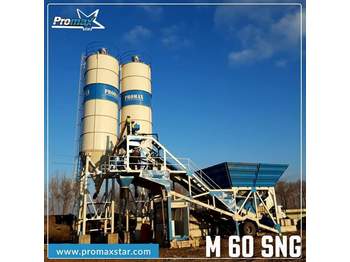 PROMAXSTAR Mobile Concrete Batching Plant PROMAX M60-SNG(60m³/h) - مصنع خلط الخرسانة
