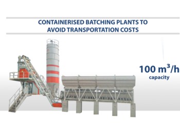 SEMIX SEMIX Compact Concrete Batching Plant 100 m³/h Containerised - مصنع خلط الخرسانة