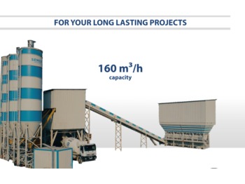 SEMIX Stationary Concrete Batching Plant 160 m³/h - مصنع خلط الخرسانة