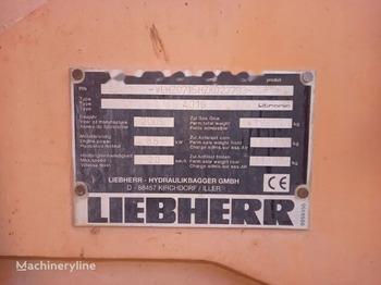 حفارة على عجلات LIEBHERR A 316