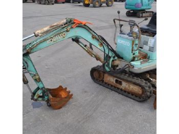  Kobelco SK007-2 Rubber Tracks, Blade, Offset, Piped c/w Bucket, Expanding Undercarriage - PT03645 - حفارة مصغرة