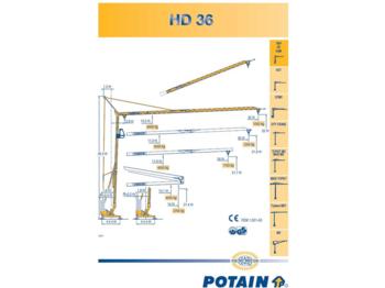 Potain HD 36 - رافعة برجية