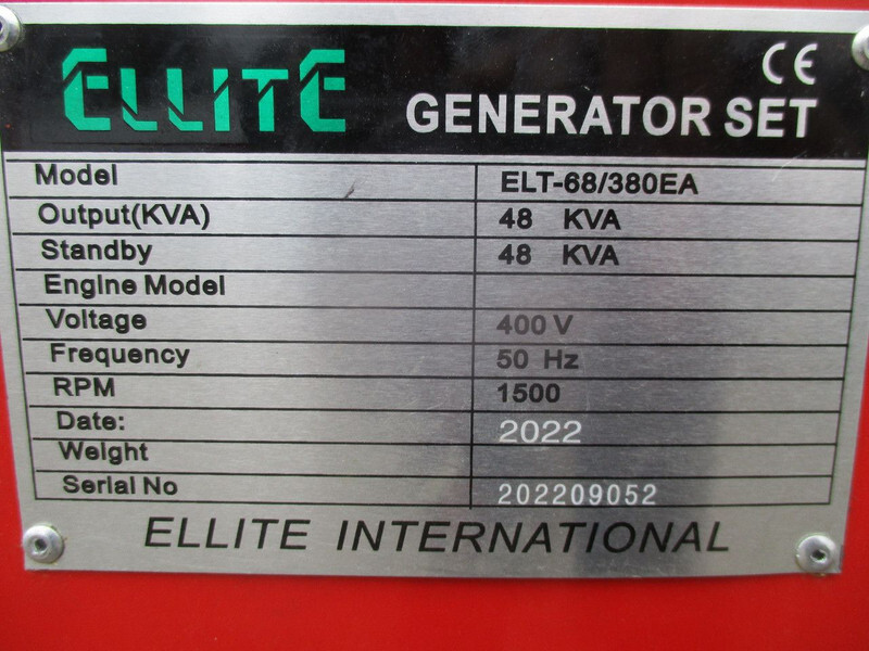 مجموعة المولدات جديد Diversen Ellite ELT68/380EA , New Diesel generator , 48 KVA ,3 phase , 2 Pieces in stock: صور 16