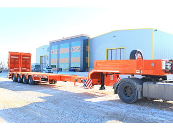 عربة مسطحة منخفضة نصف مقطورة EMIRSAN 2021 BRAND NEW 4 AXLE EXTENDABLE LOW LOADER