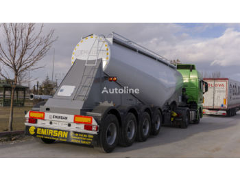 نصف مقطورة صهريج لنقل الخرسانة جديد EMIRSAN 2022 4 Axle Cement Tanker Trailer: صور 1