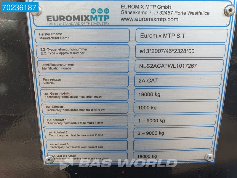 مقطورة اخشاب جديد EUROMIX 2A-CAT: صور 12