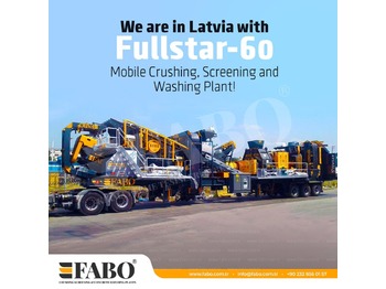 كسارة متحركه جديد FABO FULLSTAR-60 Crushing, Washing & Screening  Plant: صور 1