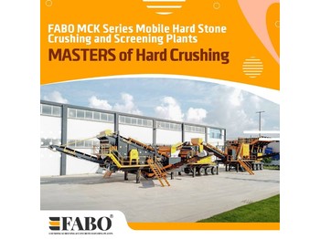 كسارة متحركه جديد FABO MCK-110 MOBILE CRUSHING & SCREENING PLANT | JAW+SECONDARY: صور 1