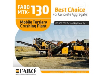 كسارة متحركه جديد FABO Mobile Tertiary Impact Crusher: صور 1