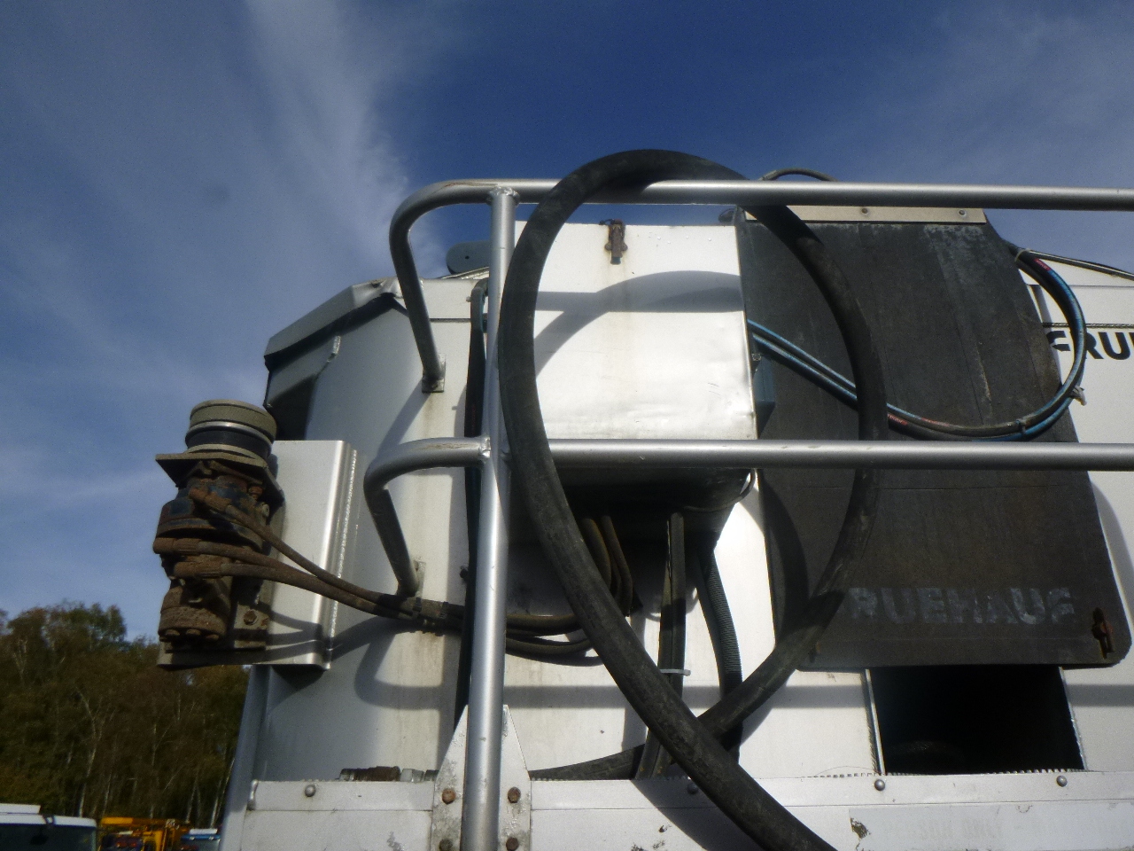 قلابة نصف مقطورة Fruehauf Tipper trailer alu 35 m3 + tarpaulin: صور 7