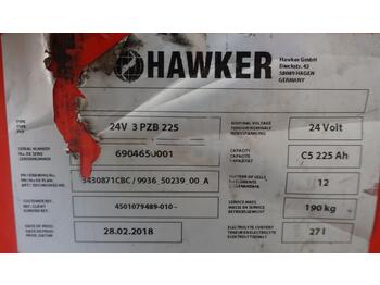 البطارية HAWKER 24 Volt 3 PzB 225 Ah: صور 5