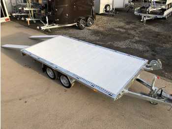 شاحنة نقل سيارات مقطورة HUMBAUR Universal 3500 Aluboden Maschinentransporter Maschinentransporter