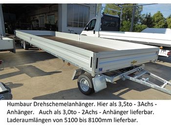 مقطورات السيارات Humbaur - HD357121 Serie 8400 3-Achser 3,5to Drehschemel