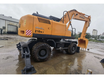 حفارة على عجلات Hyundai used excavators 210W-7 wheel excavator used HYUNDAI wheel excavator for sale: صور 4