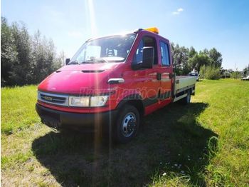 الشاحنات الصغيرة المسطحة, الشاحنات الصغيرة كابينة مزدوجة IVECO DAILY 40 C 17 DOKA BE Vontató + Platós: صور 1