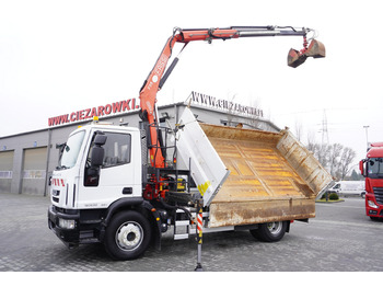 شاحنة كرين IVECO Eurocargo 160E22 EEV Dump truck / Bortmatic / Crane FASSI F95A.0.22: صور 2
