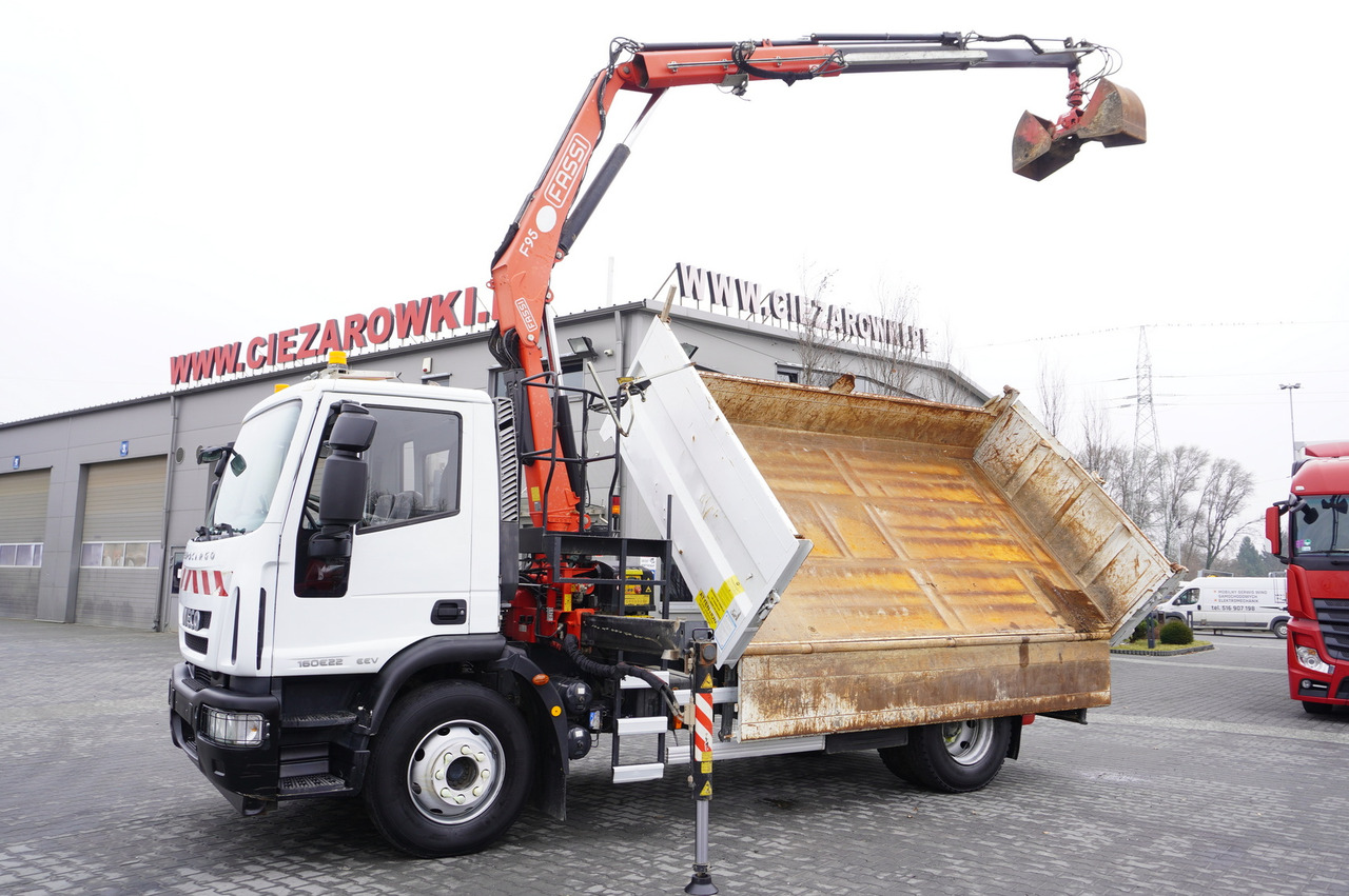 شاحنة كرين IVECO Eurocargo 160E22 EEV Dump truck / Bortmatic / Crane FASSI F95A.0.22: صور 2