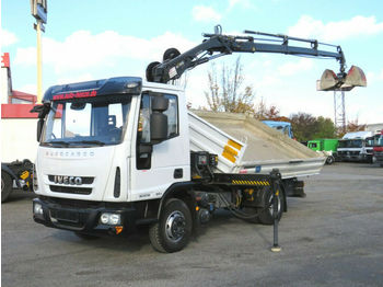 قلاب صغير Iveco EuroCargo 80 E 18 2-Achs Kipper Kran Greiferst.
