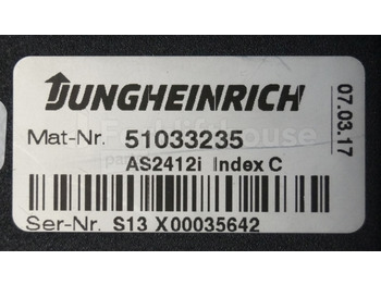كتلة التحكم - معدات المناولة Jungheinrich 51033235 Rij regeling Drive controller AS2412i index C from ESE320 year 2017 sn. S13X00035642: صور 2