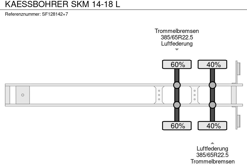 قلابة نصف مقطورة Kässbohrer SKM 14-18 L: صور 10