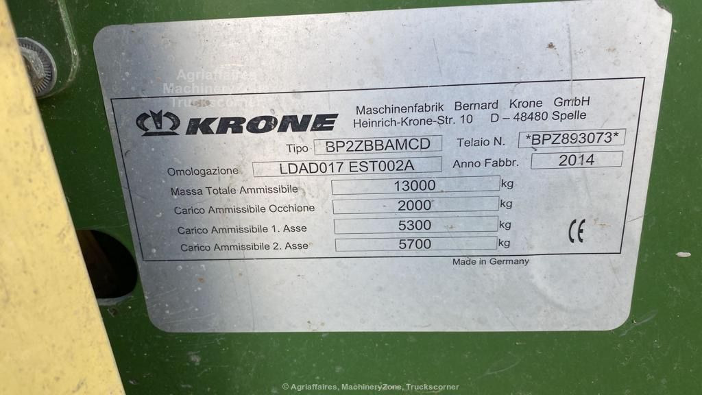 تأجير Krone 1290 HDP XC Krone 1290 HDP XC: صور 10