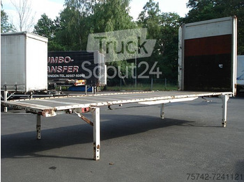 Krone Jumbo BDF 7,82 Holz Baustoff Plattform Plateau - جسم الشاحنة المسطحة: صور 3