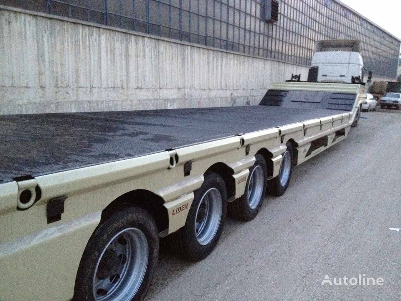 عربة مسطحة منخفضة نصف مقطورة جديد LIDER 2024 model 150 Tons capacity Lowbed semi trailer: صور 2