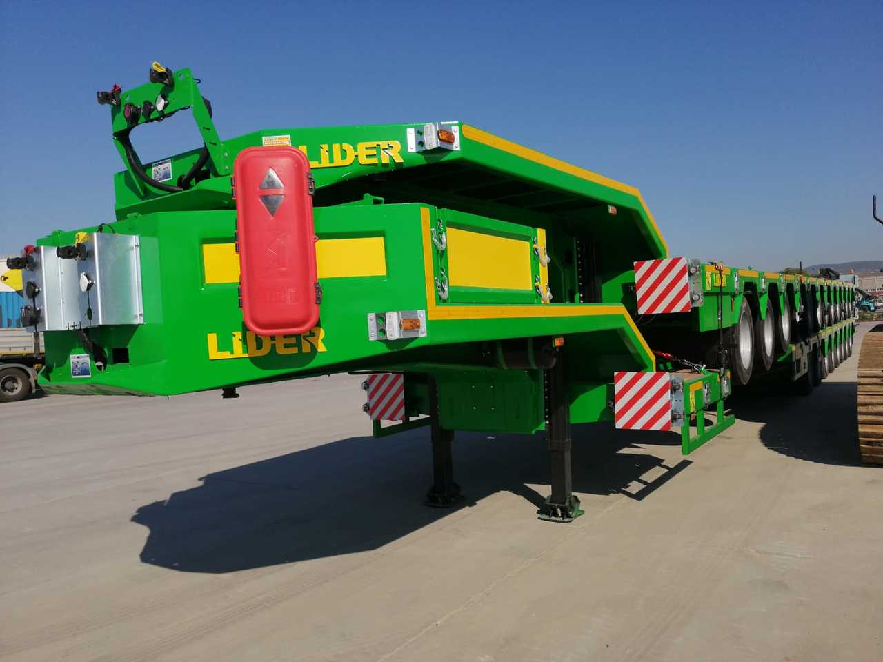 عربة مسطحة منخفضة نصف مقطورة لنقل المعدات الثقيلة جديد LIDER LIDER NEW 2024 MODEL Lowbed: صور 10