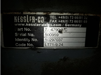 المحور و قطع الغيار - الرافعة Liebherr Kessler Liebherr LTM 1130-5.1 axle 4: صور 5