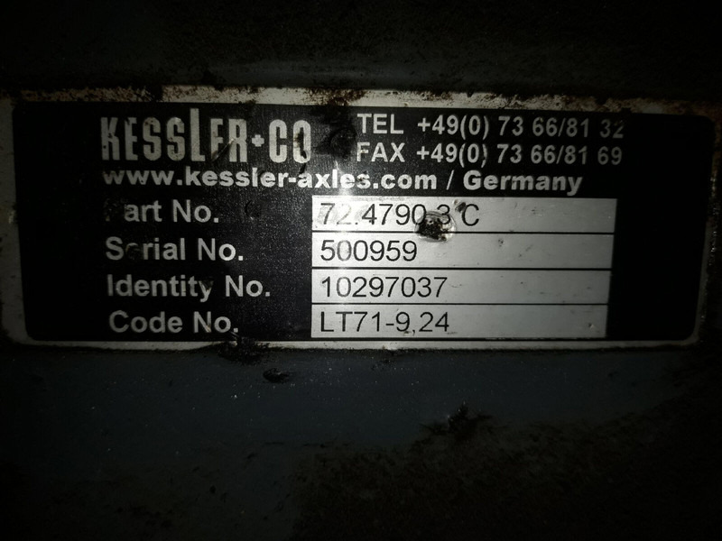 المحور و قطع الغيار - الرافعة Liebherr Kessler Liebherr LTM 1130-5.1 axle 4: صور 5