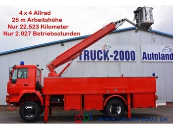 مصاعد الازدهار محمولة على شاحنة MAN 18.280 4x4 25m Höhe Montage-Dach-Solar Reinigung: صور 1