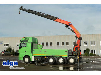 شاحنات مفتوحة MAN 35.540 BL TGX, Palfinger PK50002, Funk, 4x Hydr.