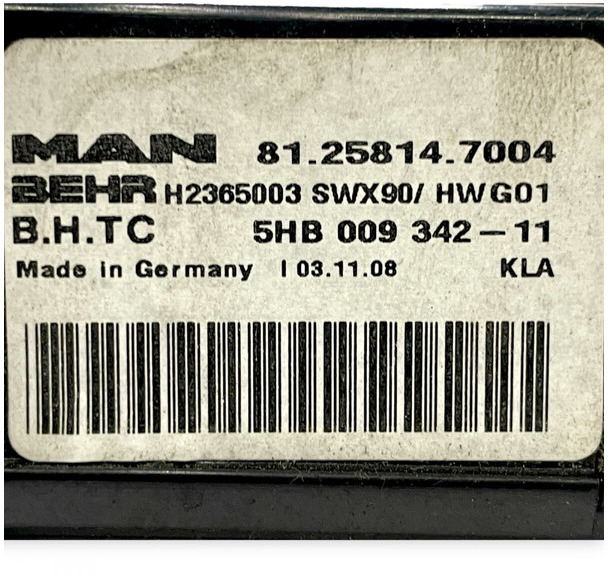 كتلة التحكم MAN BHTC,MAN,NEHR TGX 18.440 (01.07-): صور 4