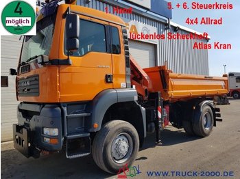 قلابات MAN TGA 18.310 4x4 Meiller Atlas Kran 5+6Steuerkreis