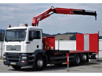 شاحنة نقل سيارات شاحنة MAN TGA 26.360 Autotransporter + Kran  *6x4!: صور 1