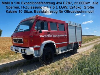 منزل متنقل MAN VW 8.136 4x4 Expeditionsfahrzeug H-Zulassung: صور 1