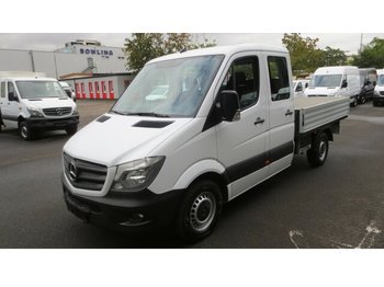 الشاحنات الصغيرة المسطحة, الشاحنات الصغيرة كابينة مزدوجة MERCEDES-BENZ Sprinter 313 CDI Doka Pritsche Klima 3665 er Radstand: صور 1