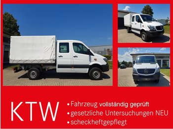 الشاحنات الصغيرة المسطحة, الشاحنات الصغيرة كابينة مزدوجة MERCEDES-BENZ Sprinter 316CDI DOKA,Allrad,Standheizung: صور 1