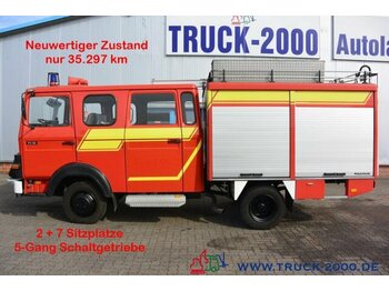 الشاحنات الصغيرة صندوق مغلق, الشاحنات الصغيرة كابينة مزدوجة Magirus Deutz 75E16 A Mannschaft- Feuerwehr Löschpumpe SERVO: صور 1
