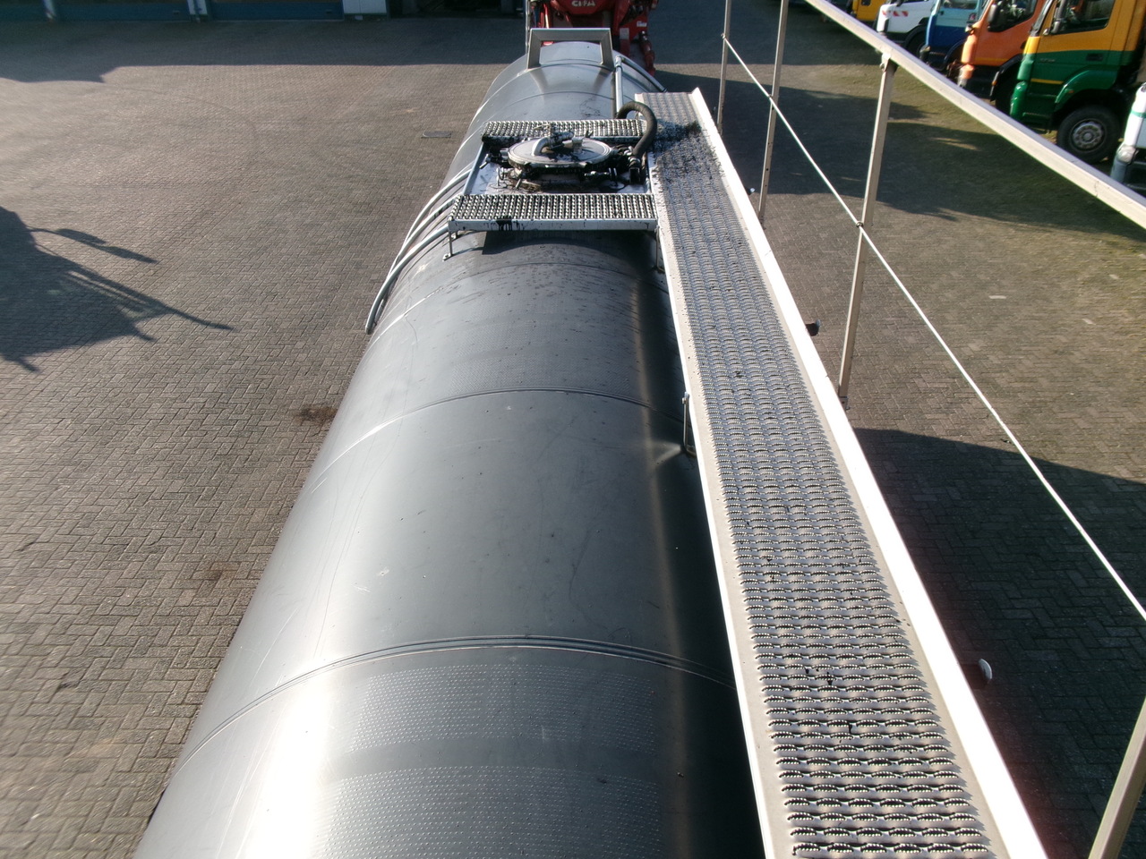 نصف مقطورة صهريج لنقل القار Magyar Bitumen tank inox 31 m3 / 1 comp + ADR: صور 15