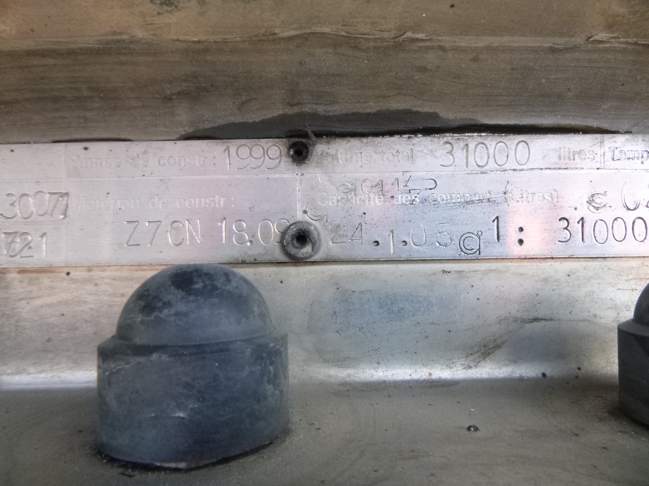 نصف مقطورة صهريج لنقل القار Magyar Bitumen tank inox 31 m3 / 1 comp ADR 10-04-2023: صور 20
