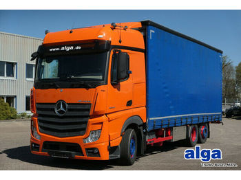 الخيمة شاحنة Mercedes-Benz 2542 LNR Actros 6x2, Jumbo, Gardine,7.500mm lang