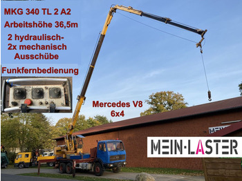 شاحنة كرين Mercedes-Benz 2622 V8 6x4 MKG 340 T2A2 36,5m Seilwinde Funk: صور 1