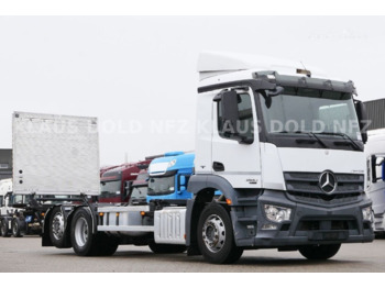 شاحنات الحاويات/ جسم علوي قابل للتغيير شاحنة Mercedes-Benz Actros 2540 6x2 BDF Container truck + tail lift: صور 2