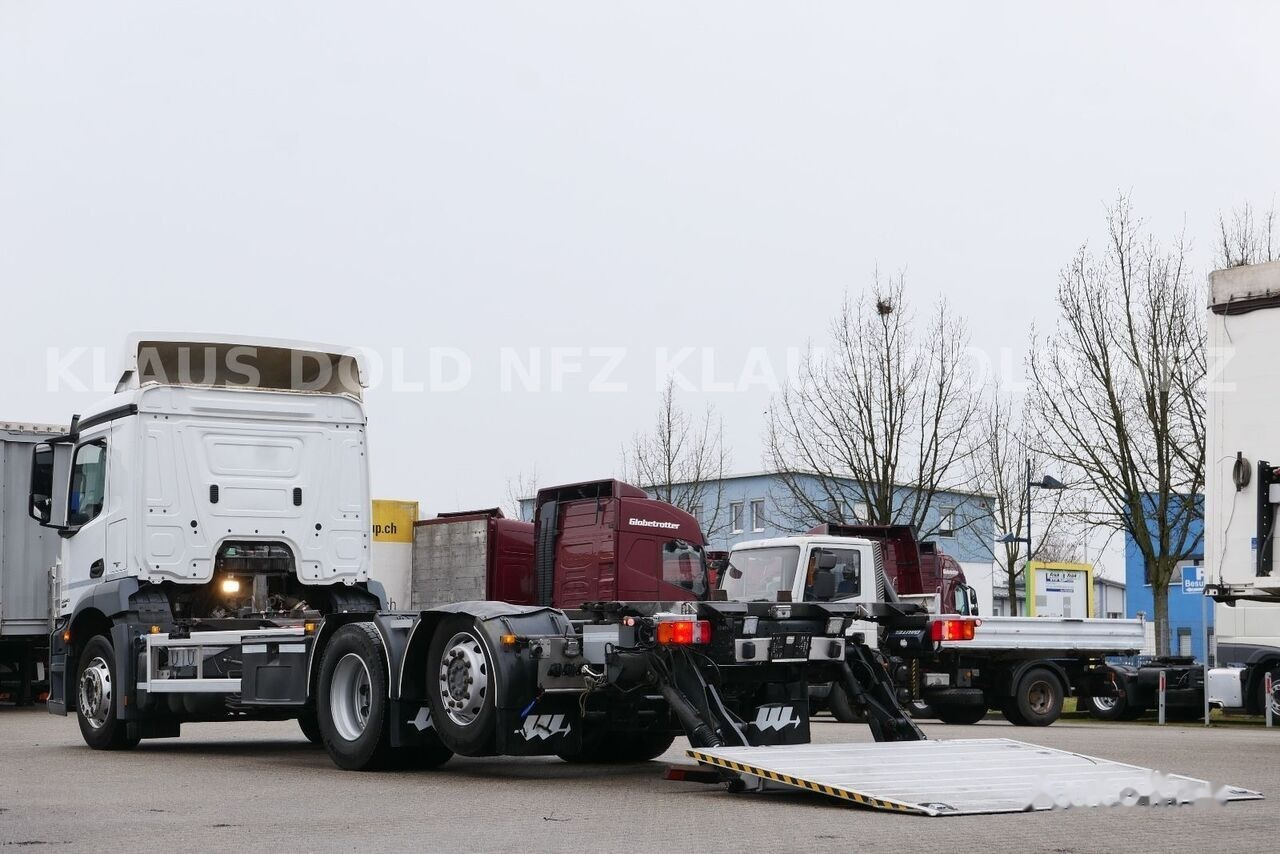شاحنات الحاويات/ جسم علوي قابل للتغيير شاحنة Mercedes-Benz Actros 2540 6x2 BDF Container truck + tail lift: صور 4