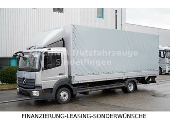 الشاحنات الصغيرة ستائر Mercedes-Benz Atego 818L Pritsche 7,22m LBW Klima Euro-6: صور 1